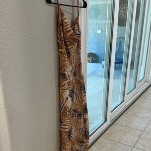 Animal Print Maxi Dress